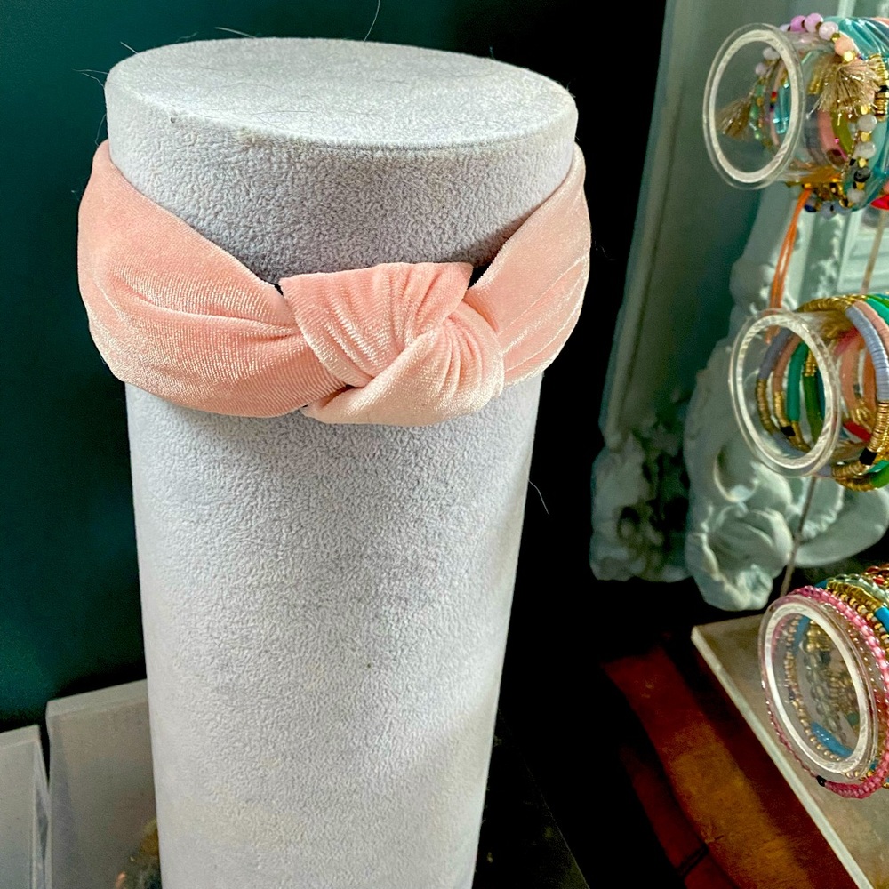 Lele Sadoughi light pink headband